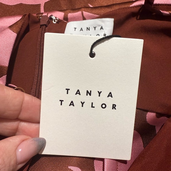 💗VALENTINES💗NWT Tanya Taylor Neema Dress in Peony Brandy Sz 2 - Picture 10 of 16